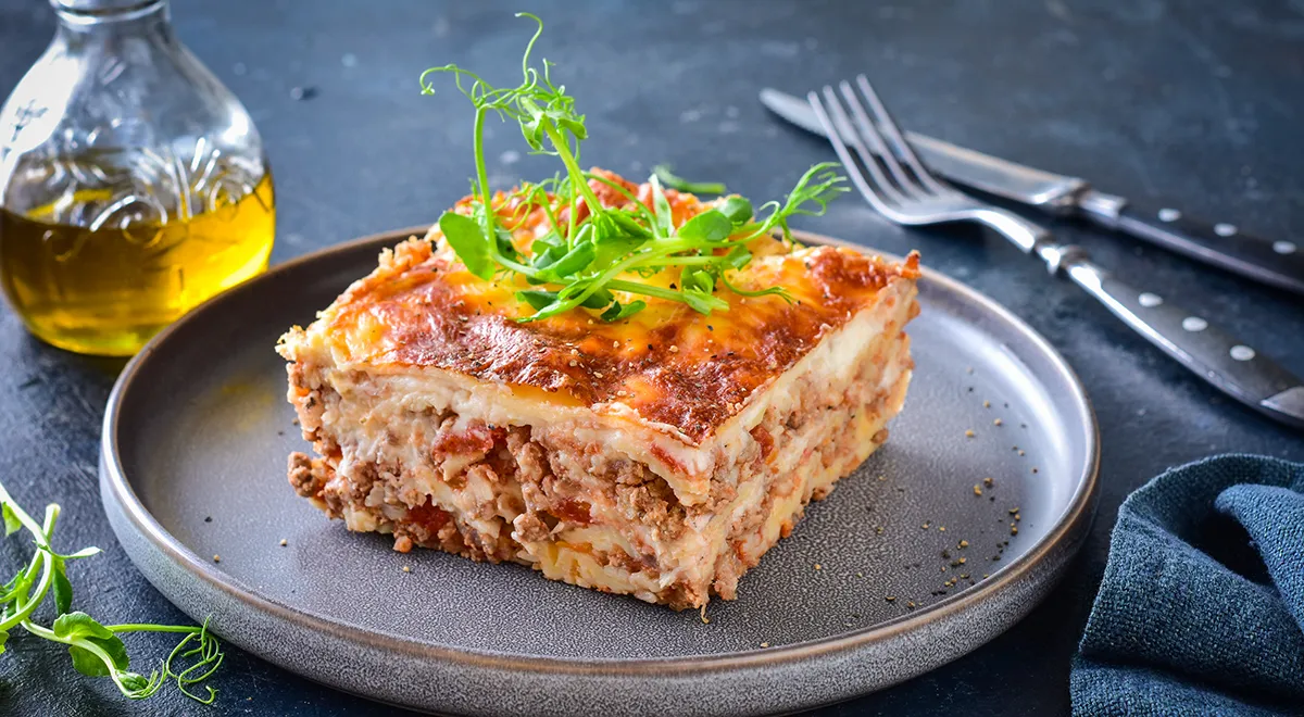 Líné lasagne s těstovinami